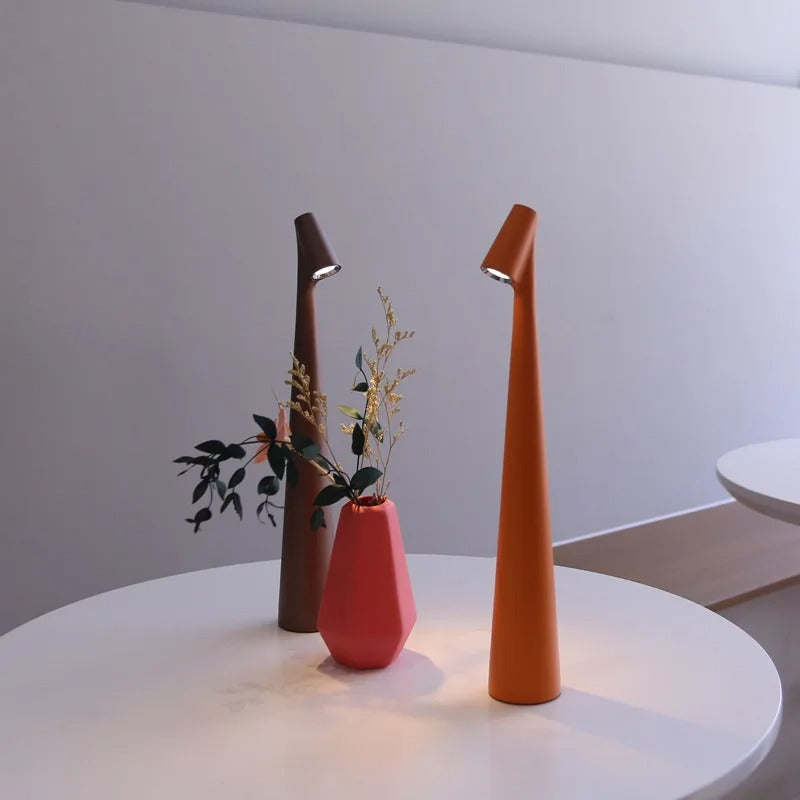 Nordic Minimalist Cordless Table Lamp - Rechargeable & Stylish Decor