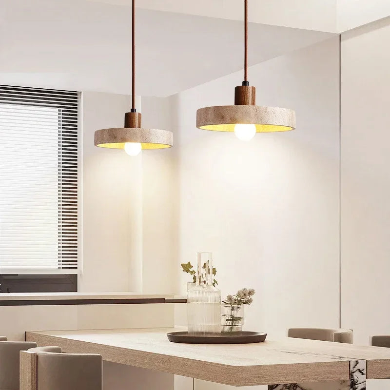 Cavalume | Natural Stone Pendant Light with E27 LED Bulb