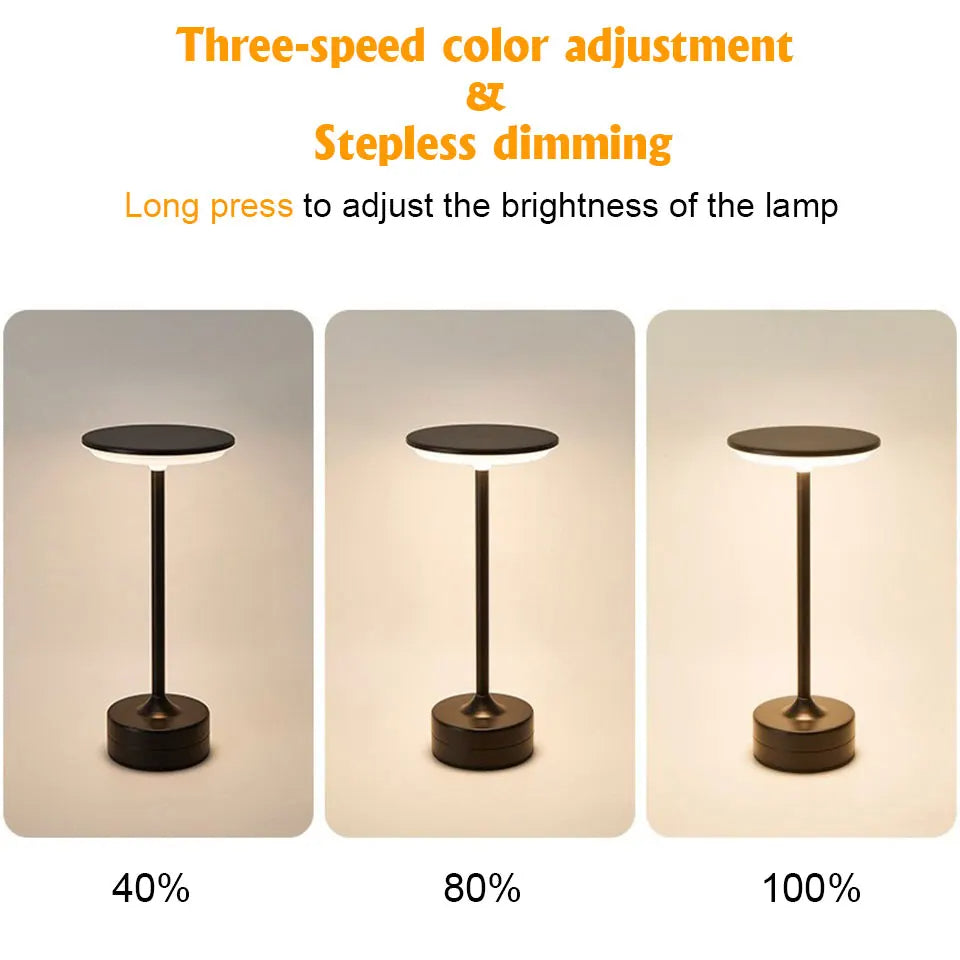 Verro | USB rechargeable led table lamp for bedroom and night reading