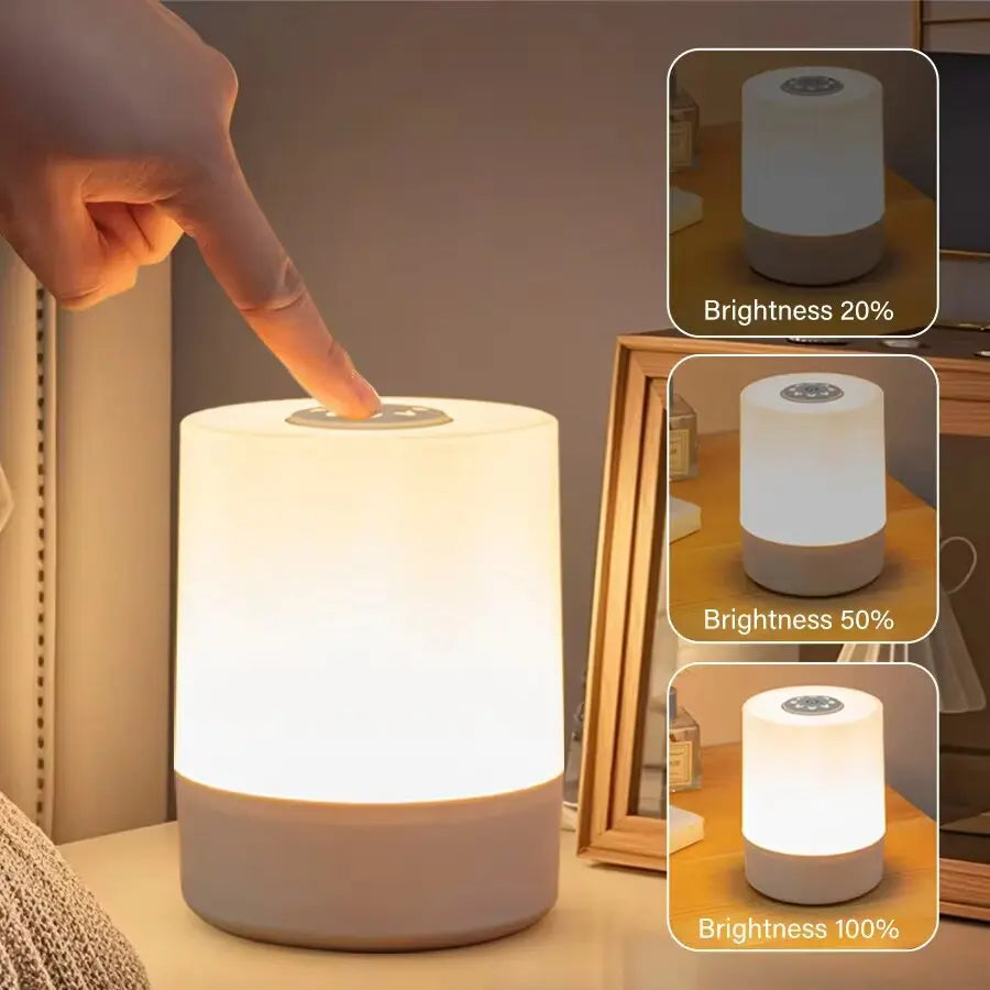 Glowsphere | RGB Touch Bedside Lamp with Remote Control