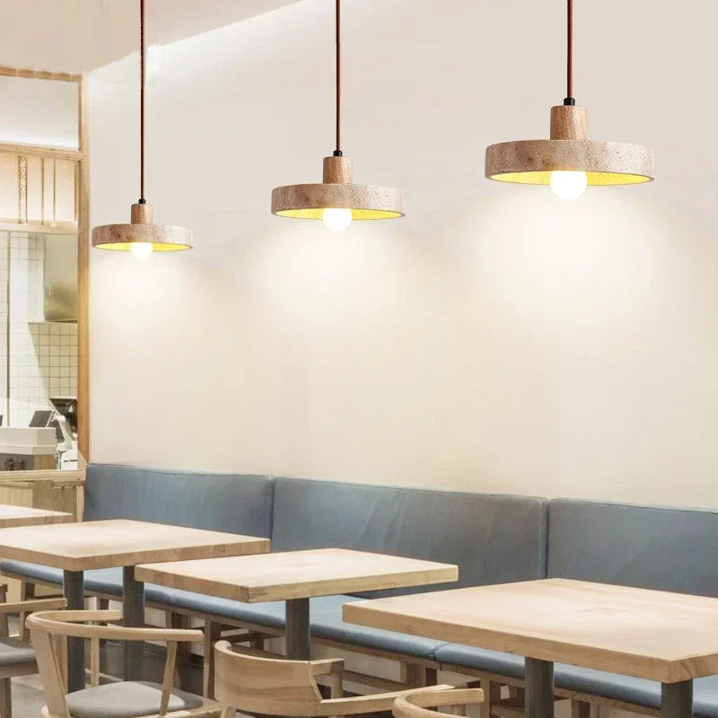 Cavalume | Natural Stone Pendant Light with E27 LED Bulb