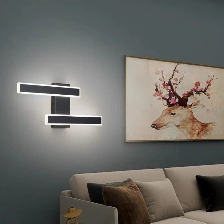 Modern simple led wall lamp strip length light