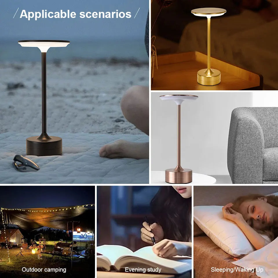 Verro | USB rechargeable led table lamp for bedroom and night reading
