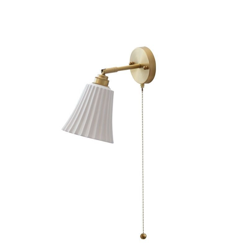 AcsádLume | Wall light made of brass and ceramic