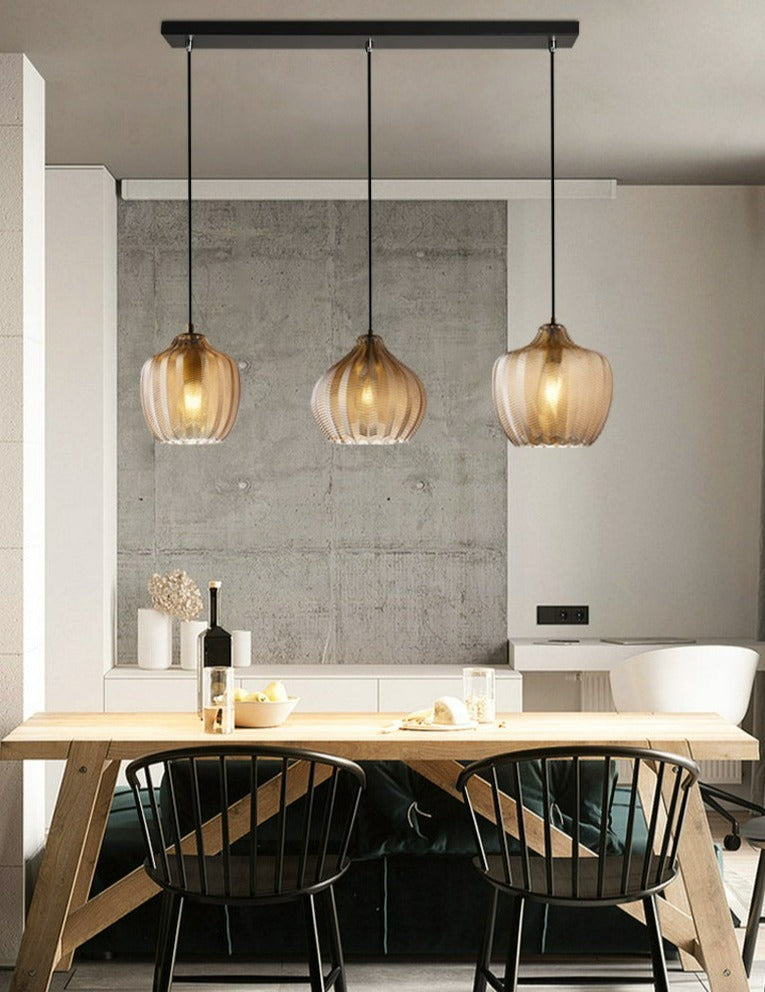 Jasper - Textured Glass Pendant Lights