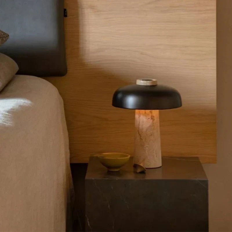 Aurelius | Exclusive travertine table lamp