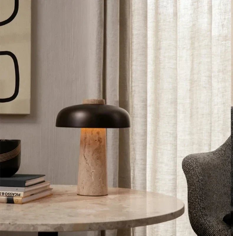 Aurelius | Exclusive travertine table lamp