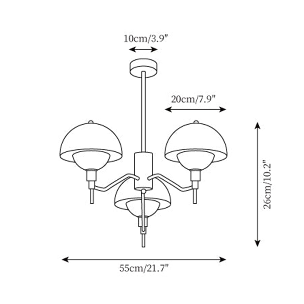 Beaulisse | Bubble Cream Chandelier