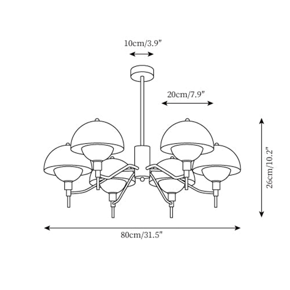 Beaulisse | Bubble Cream Chandelier