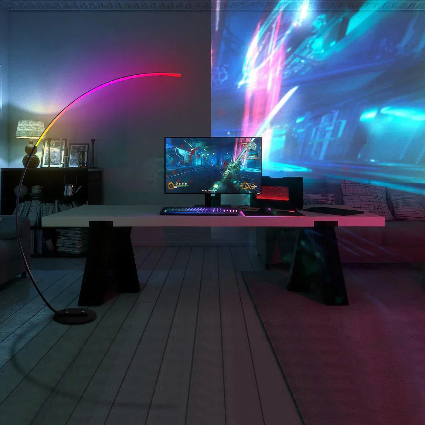 BokenyArc | Stylish RGB floor lamp
