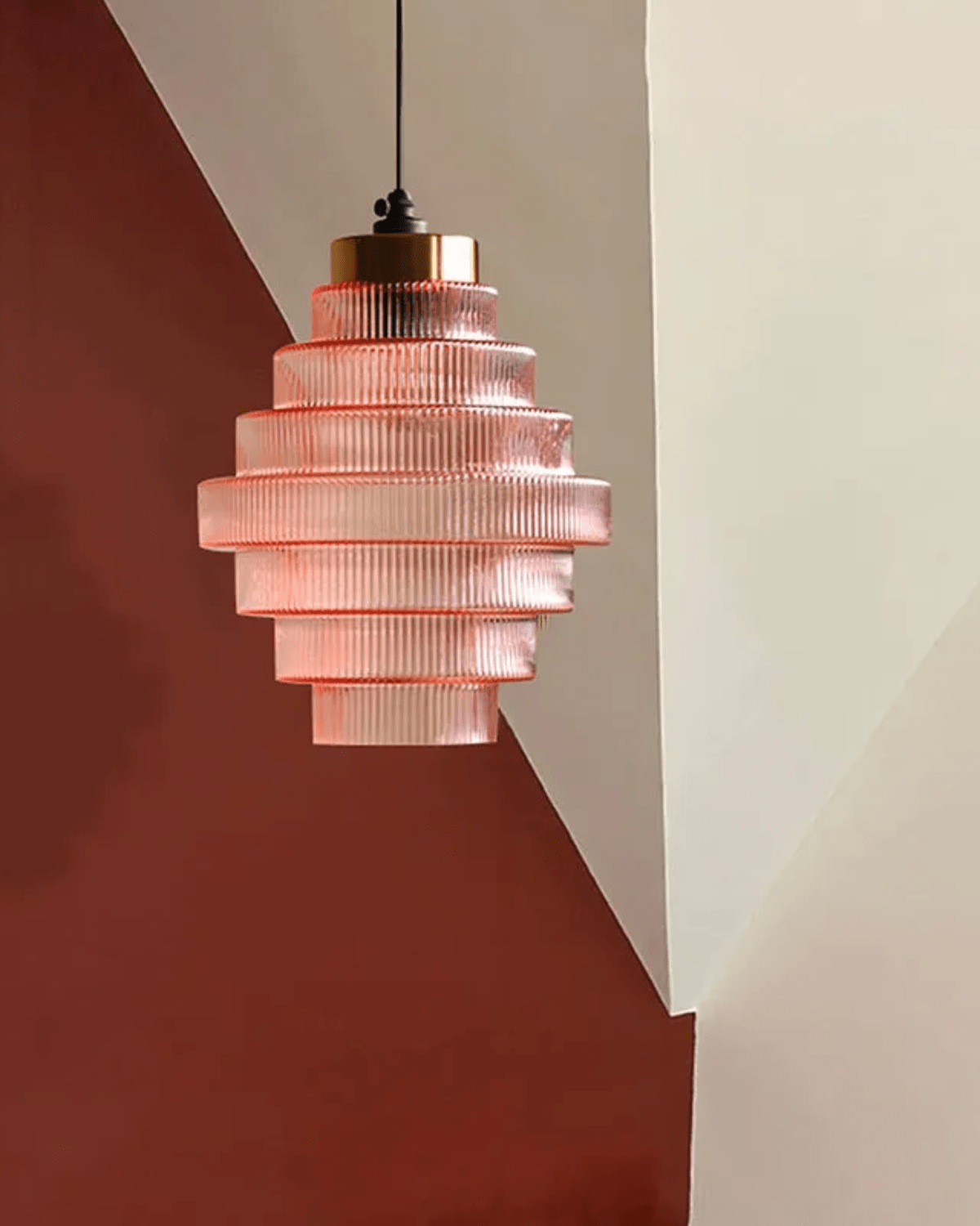 BoldaTier | Layered glass pendant light