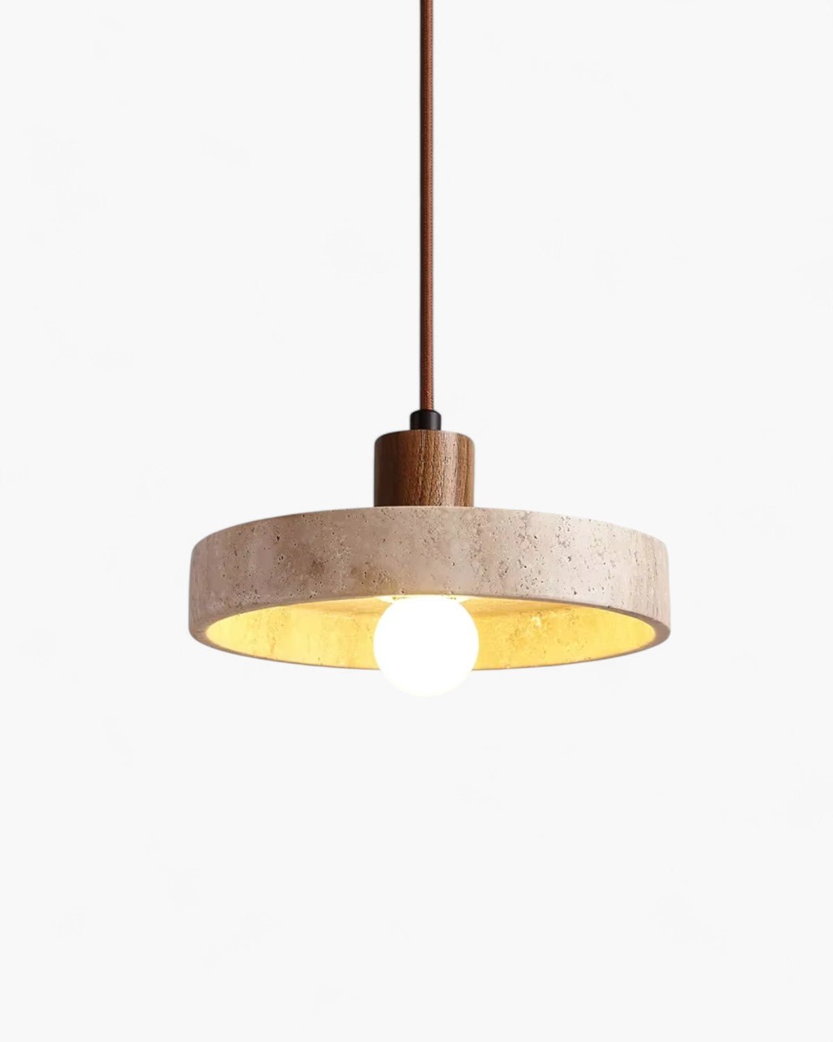 CorneliaTerra | Elegant travertine pendant light