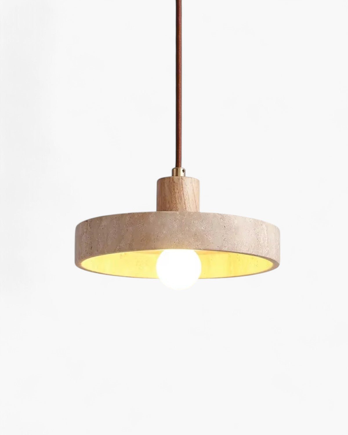 CorneliaTerra | Elegant travertine pendant light