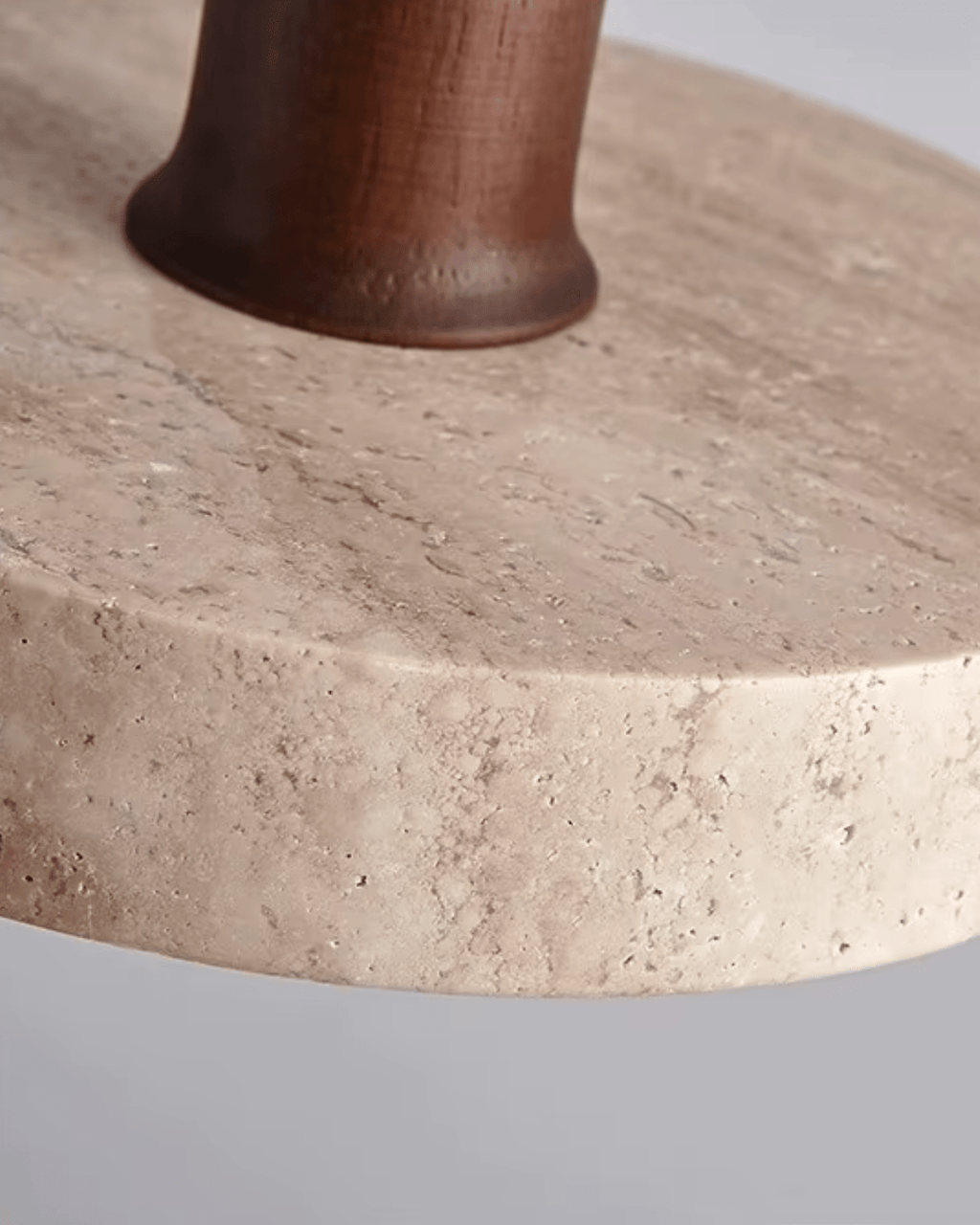 CorneliaTerra | Elegant travertine pendant light