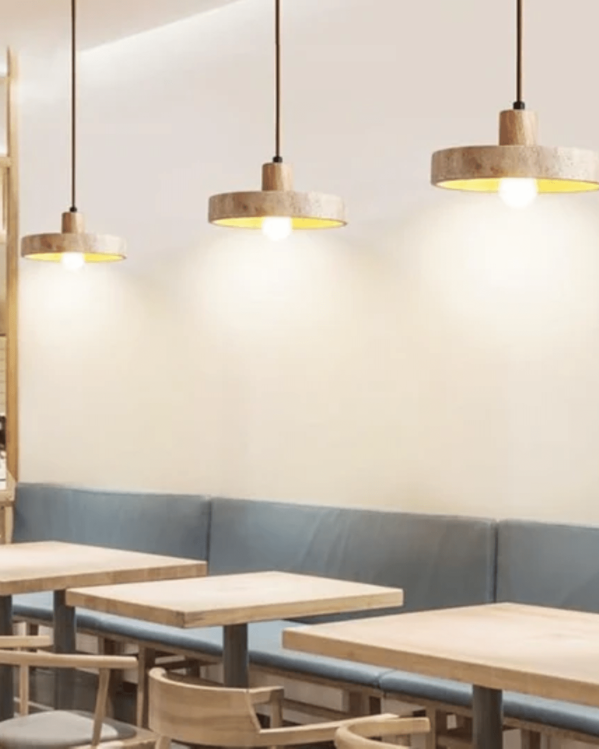 CorneliaTerra | Elegant travertine pendant light
