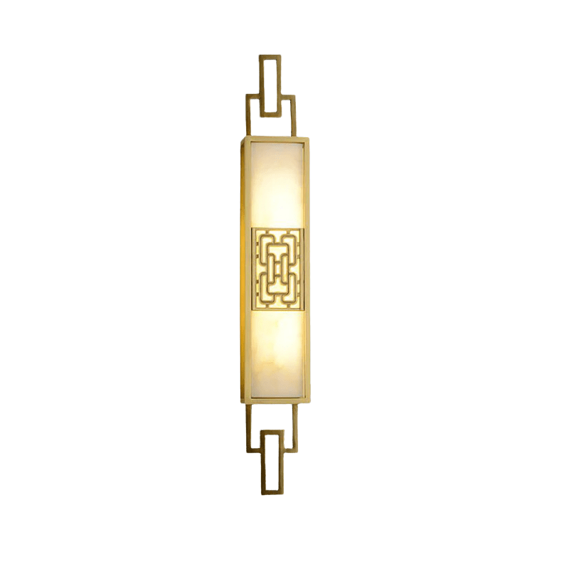 ÉléganceOrient | Chinese wall lamp made of copper and marble