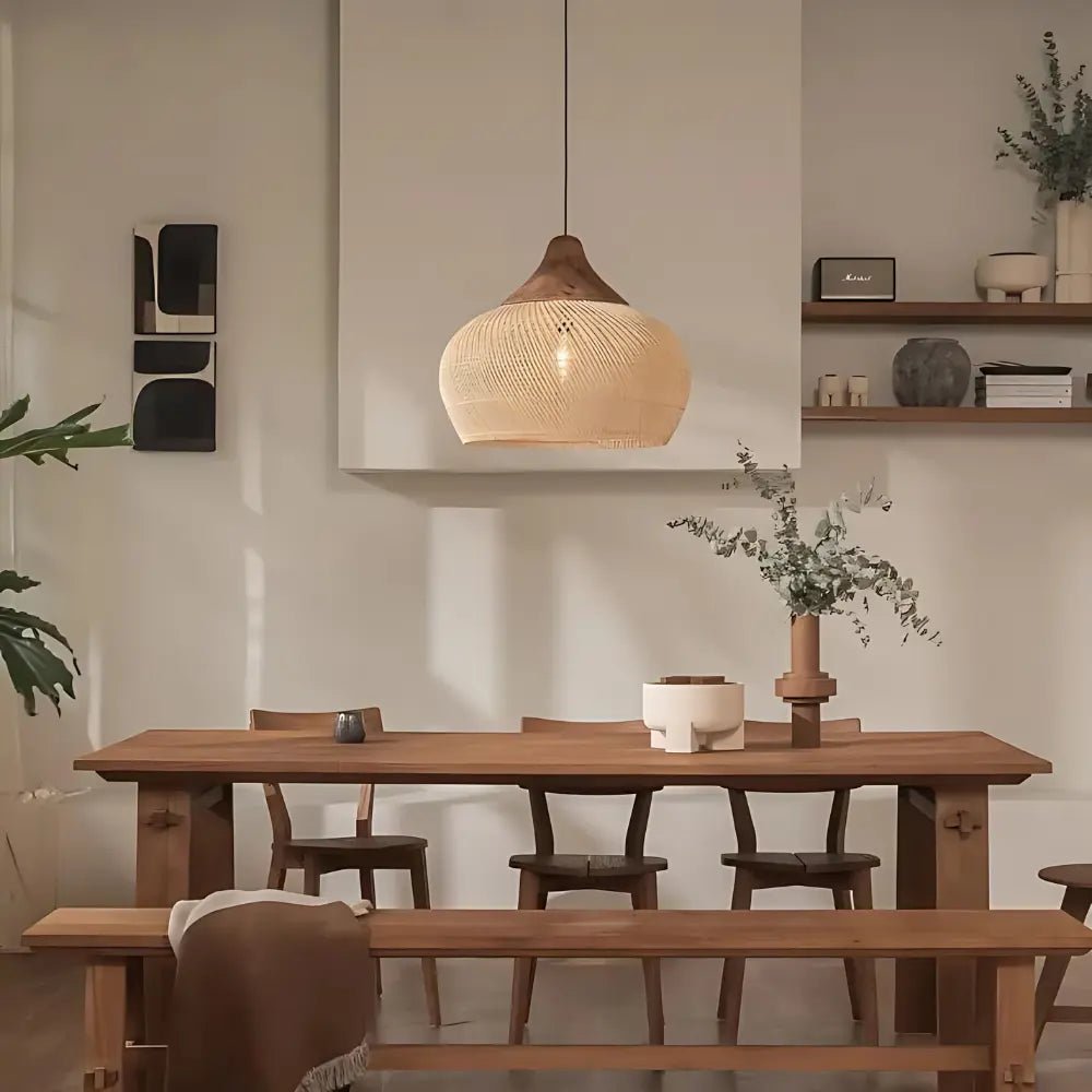 ÉloaneBoho | Handmade reed lamp
