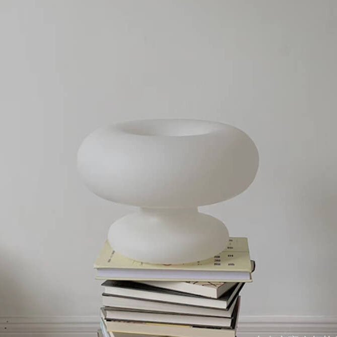 FarkasLuxe | Frosted Glass Mushroom Table Lamp