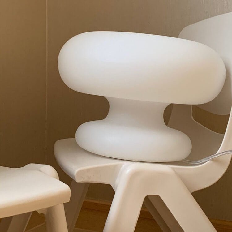 FarkasLuxe | Frosted Glass Mushroom Table Lamp