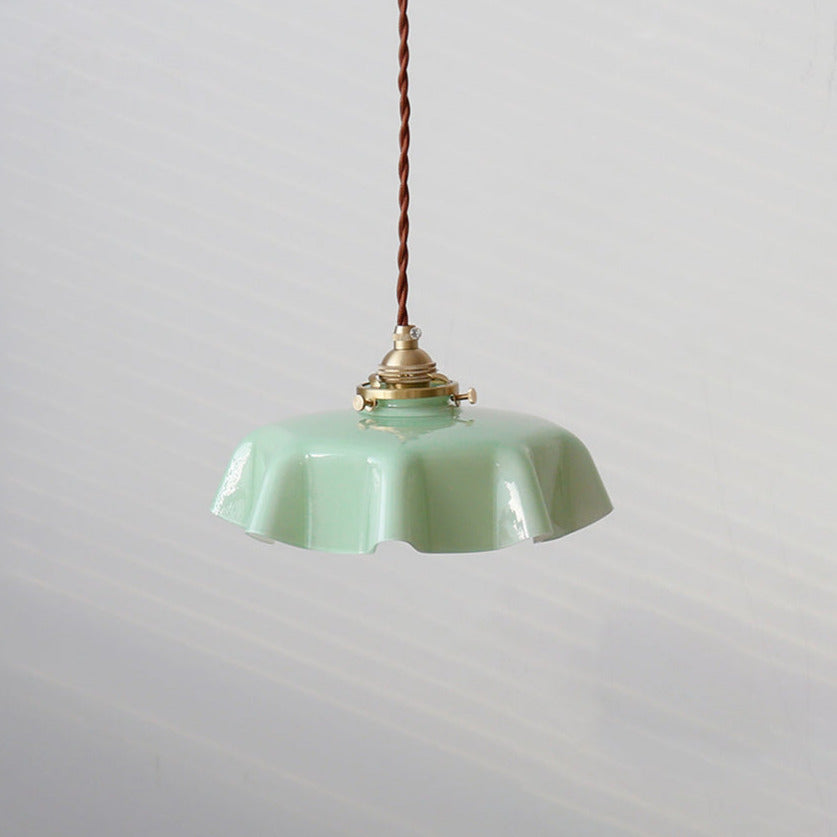Violet - Glass Flower Pendant & Ceiling Lights