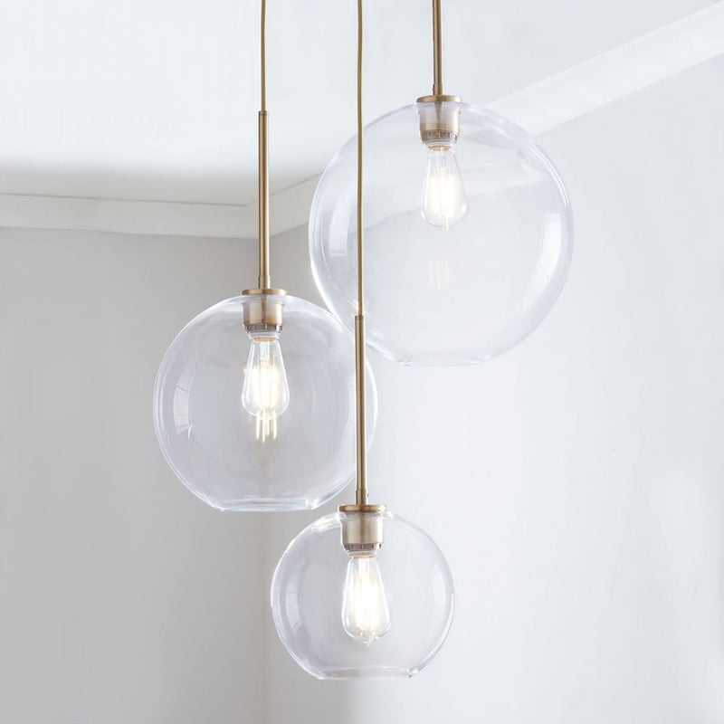 Zaire - Modern Glass Globe Pendant Lights