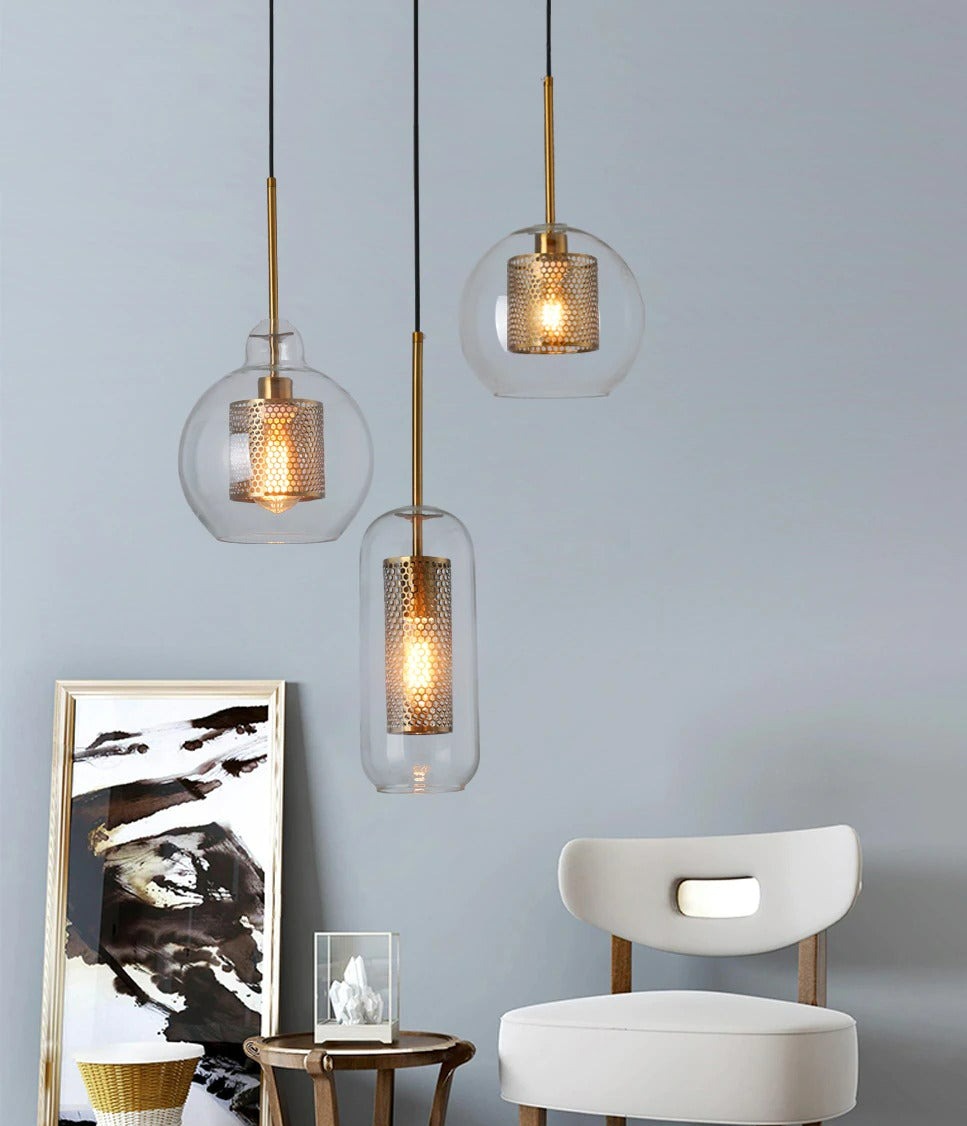 Salena - Glass Pendant Lights