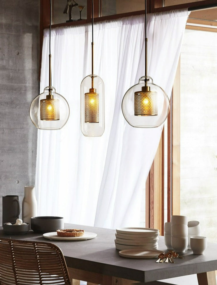 Salena - Glass Pendant Lights
