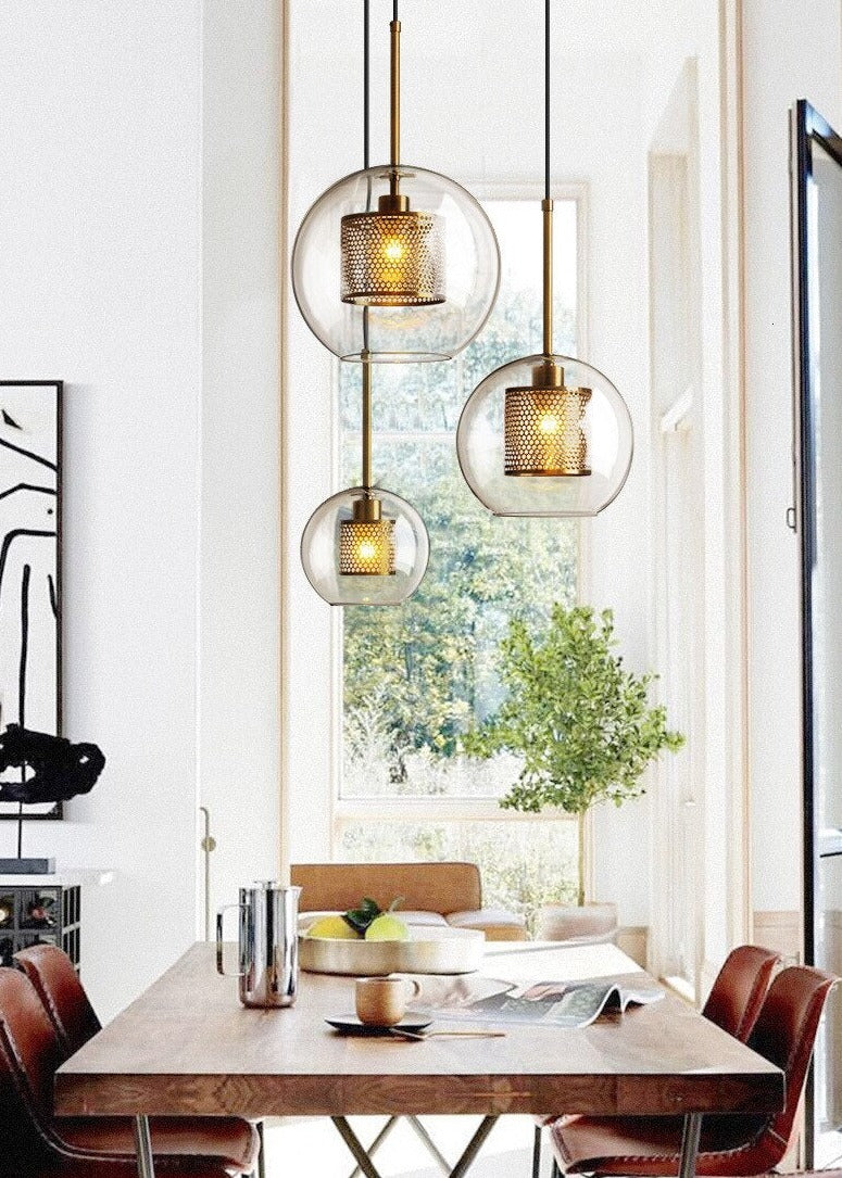 Salena - Glass Pendant Lights