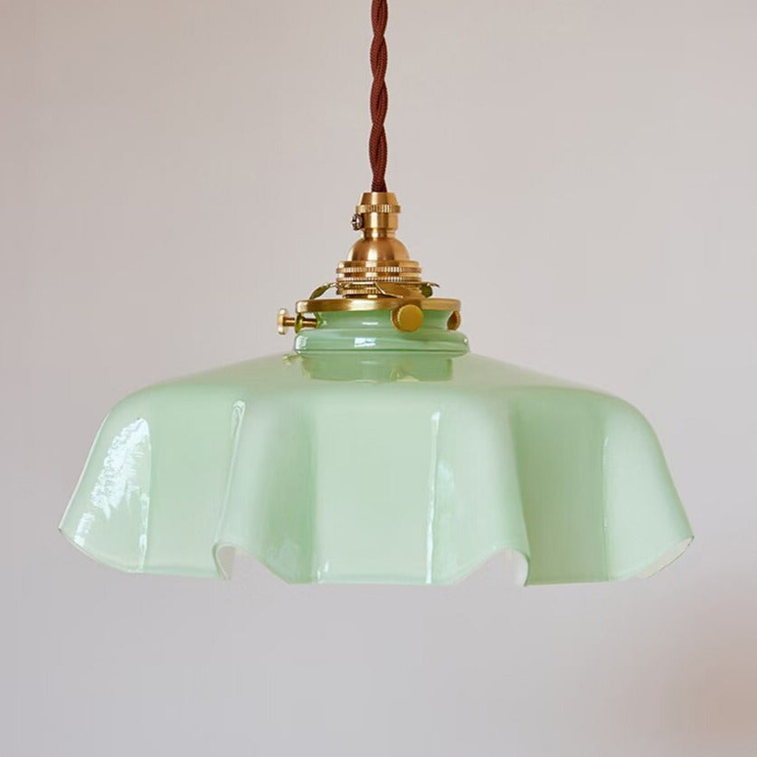 Violet - Glass Flower Pendant & Ceiling Lights