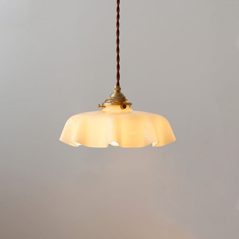 Violet - Glass Flower Pendant & Ceiling Lights
