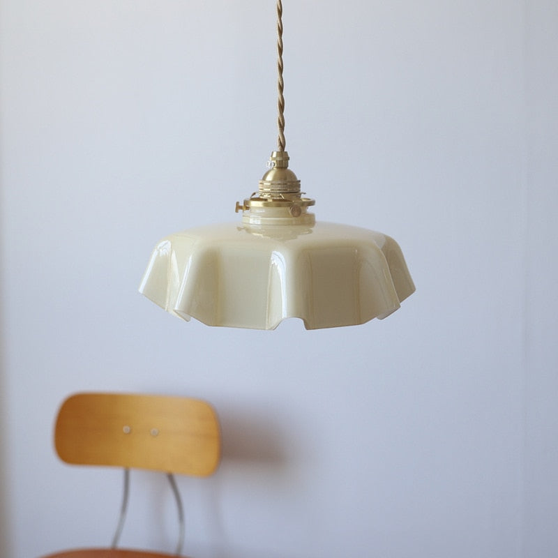 Violet - Glass Flower Pendant & Ceiling Lights