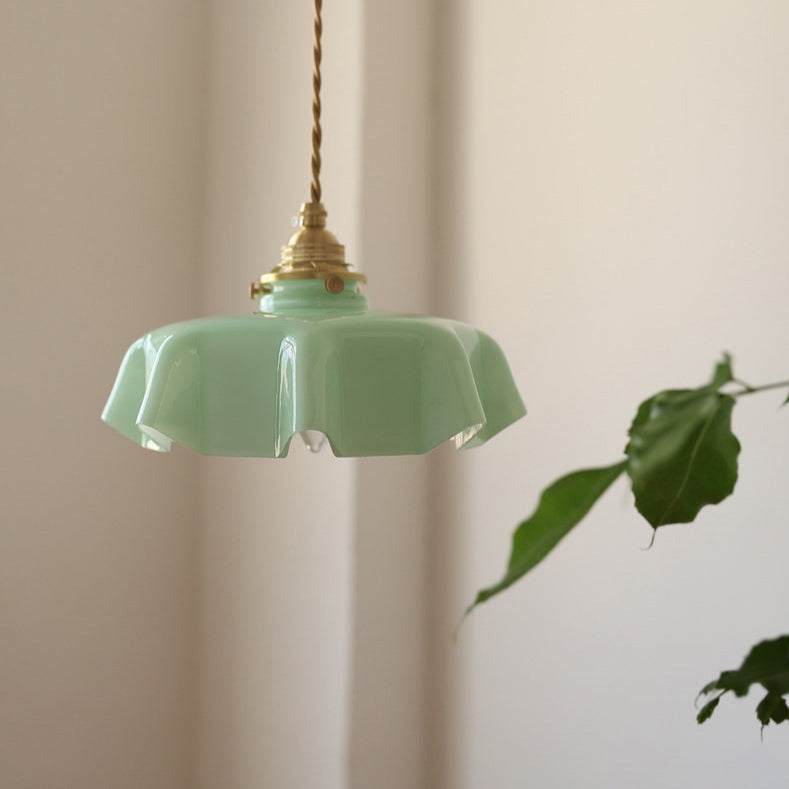 Violet - Glass Flower Pendant & Ceiling Lights