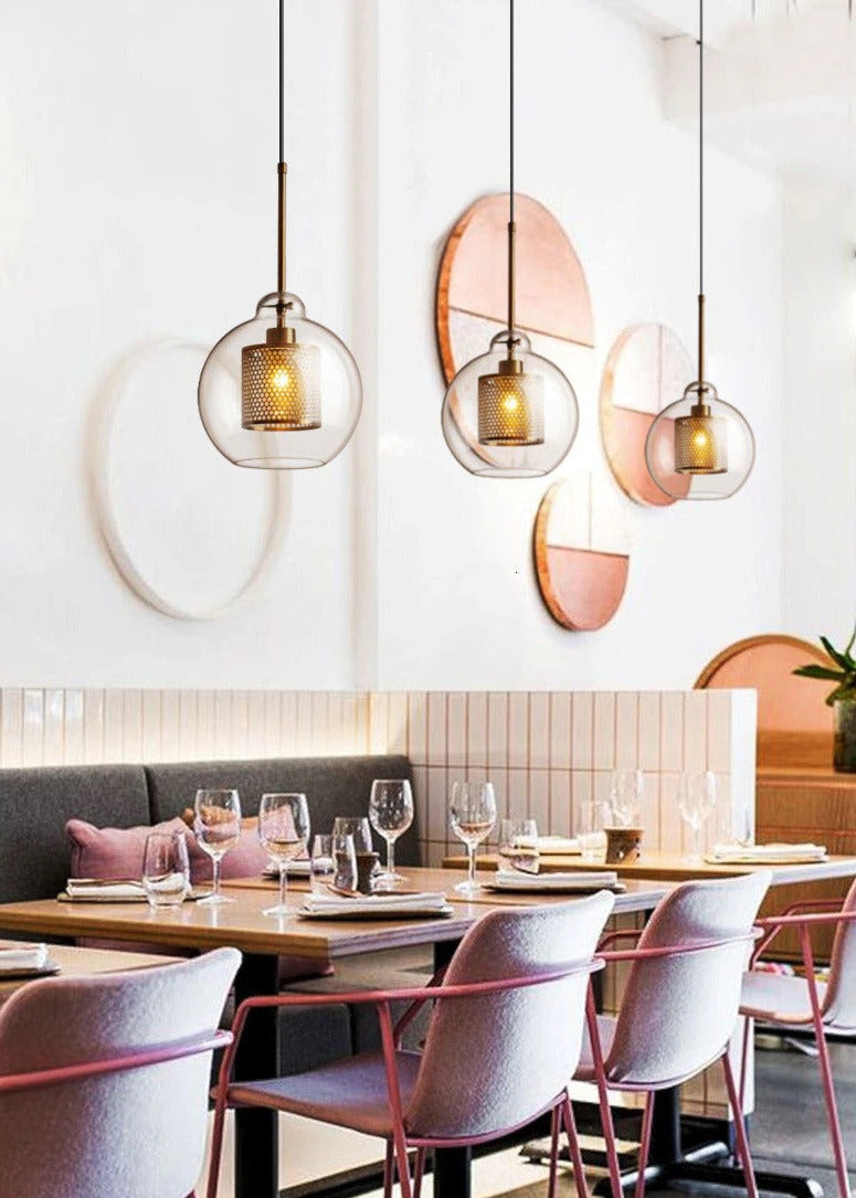 Salena - Glass Pendant Lights