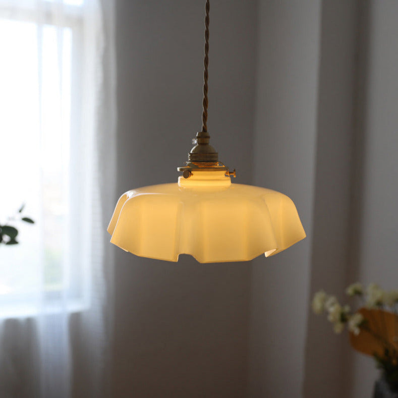 Violet - Glass Flower Pendant & Ceiling Lights