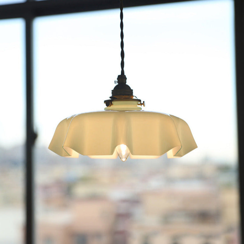Violet - Glass Flower Pendant & Ceiling Lights