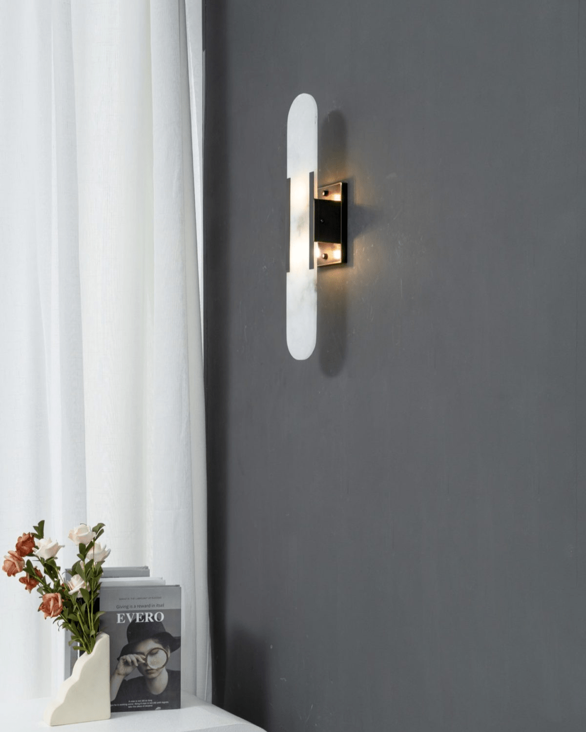 KetelLux | Elegant marble LED wall light