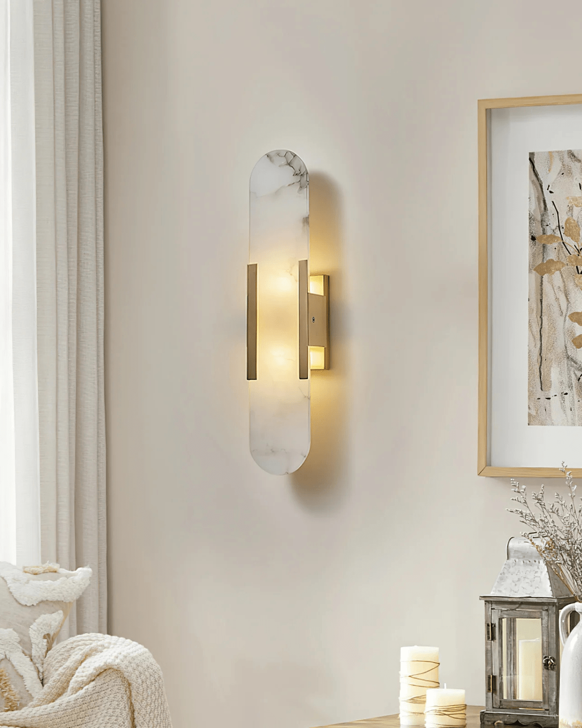 KetelLux | Elegant marble LED wall light