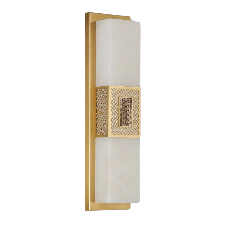 MarbreLuxe | Elegant wall lamp made of marble and brass