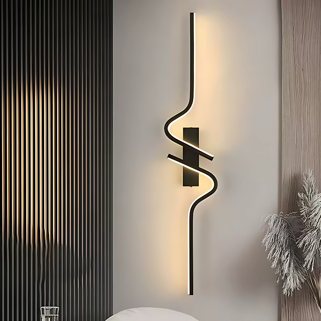 Lunara | Up & Down LED Wall Sconce in Matte Black