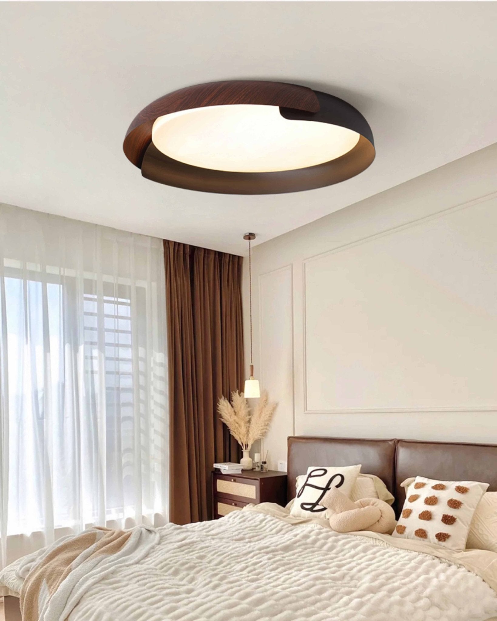 NaturalHorizon | Nordic ceiling light with wood effect
