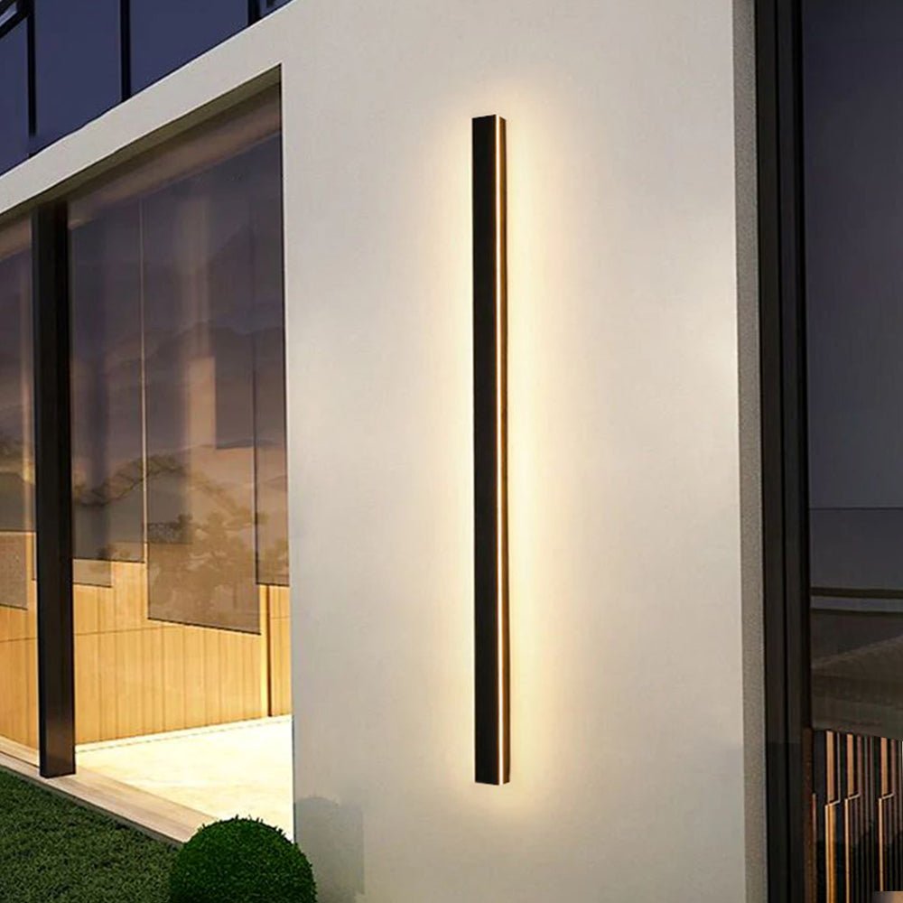 Ripplo | Outdoor wall light made of aluminum and acrylic – Weatherproof IP65, minimalist