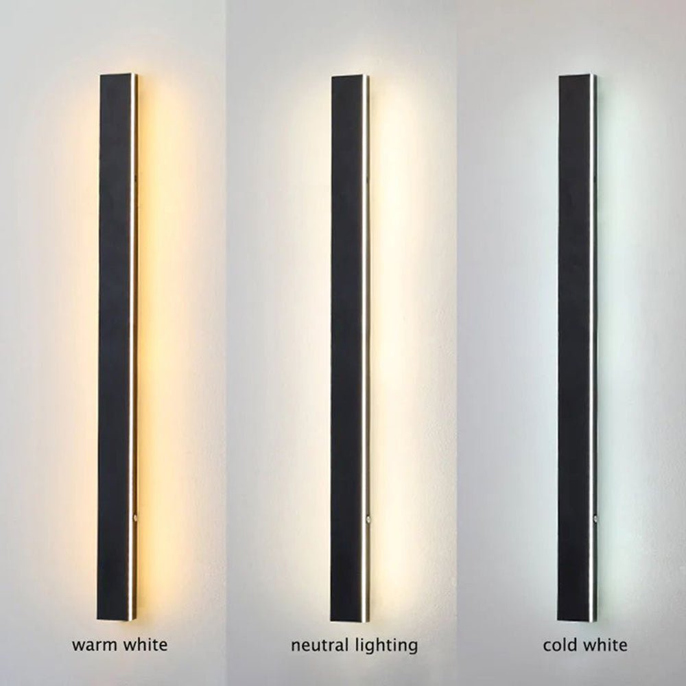 Ripplo | Outdoor wall light made of aluminum and acrylic – Weatherproof IP65, minimalist
