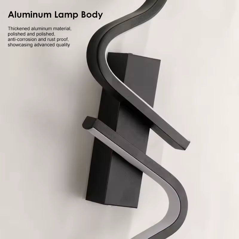 Lunara | Up & Down LED Wall Sconce in Matte Black