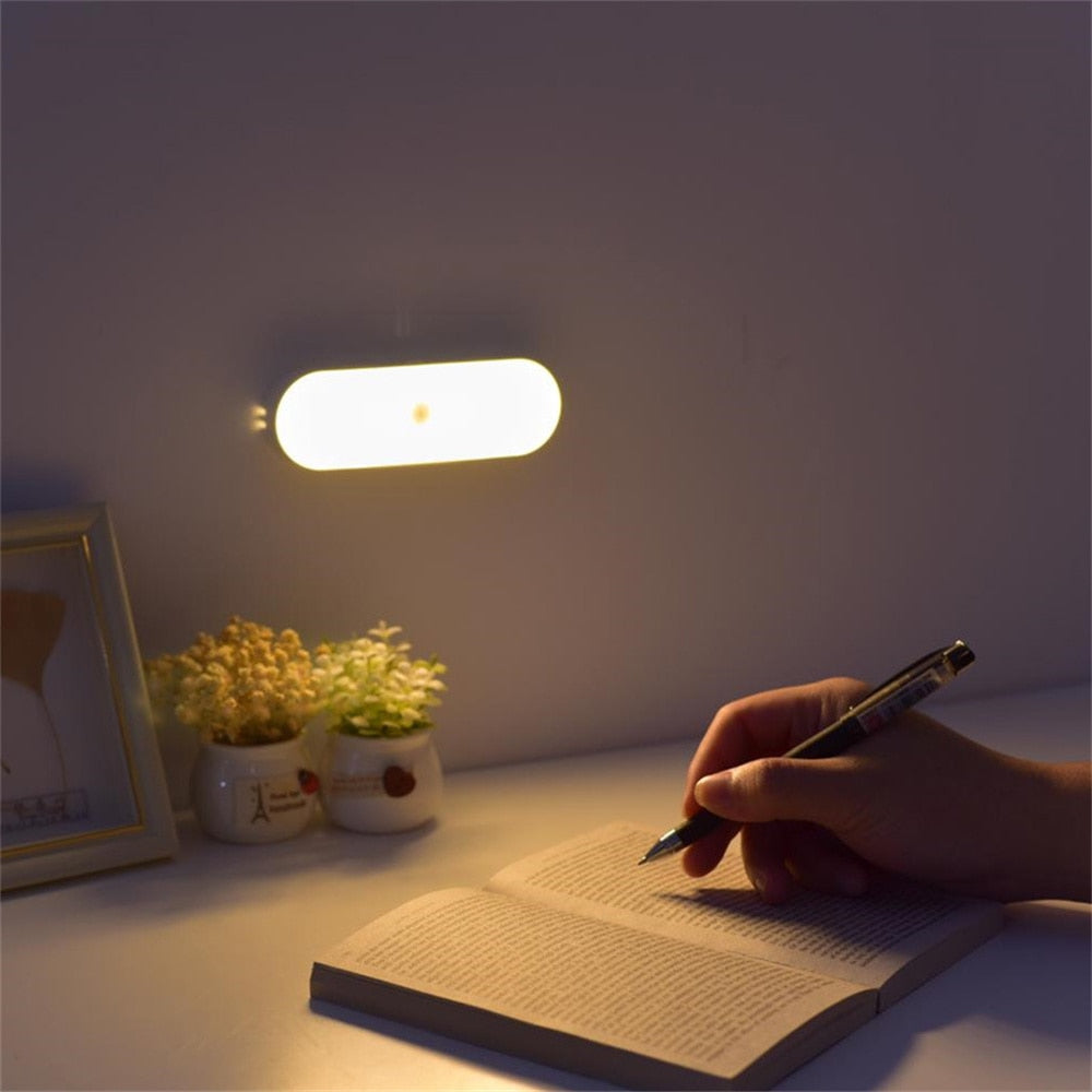 LED USB re -charged wireless movement sensor wall lamp light