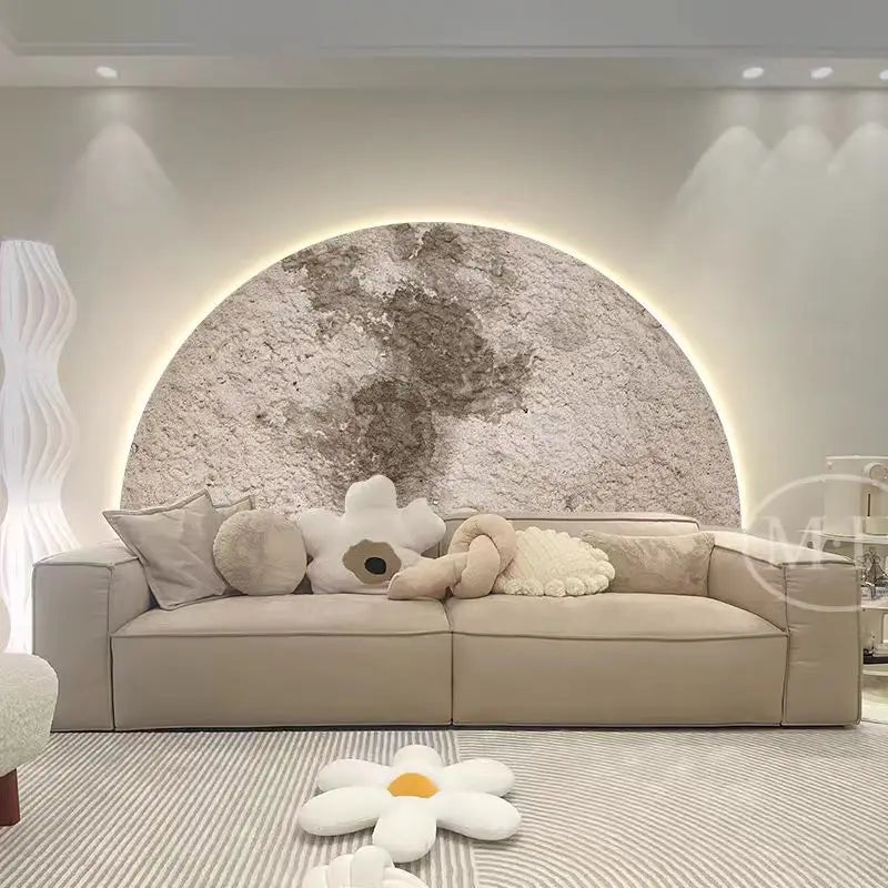 Minimalist Half-Moon Wall Lamp – LED Wall Lights Indoor for Hallway and Porch - Modern Sconce Light Design