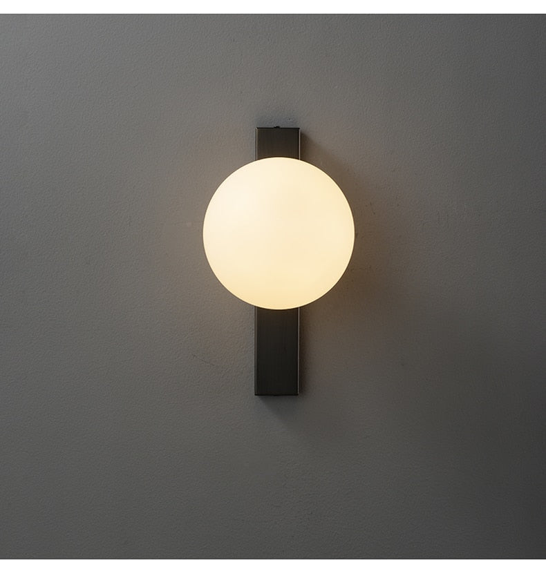 Simple Copper Wall Lamp - Circ LED Wall Sconce