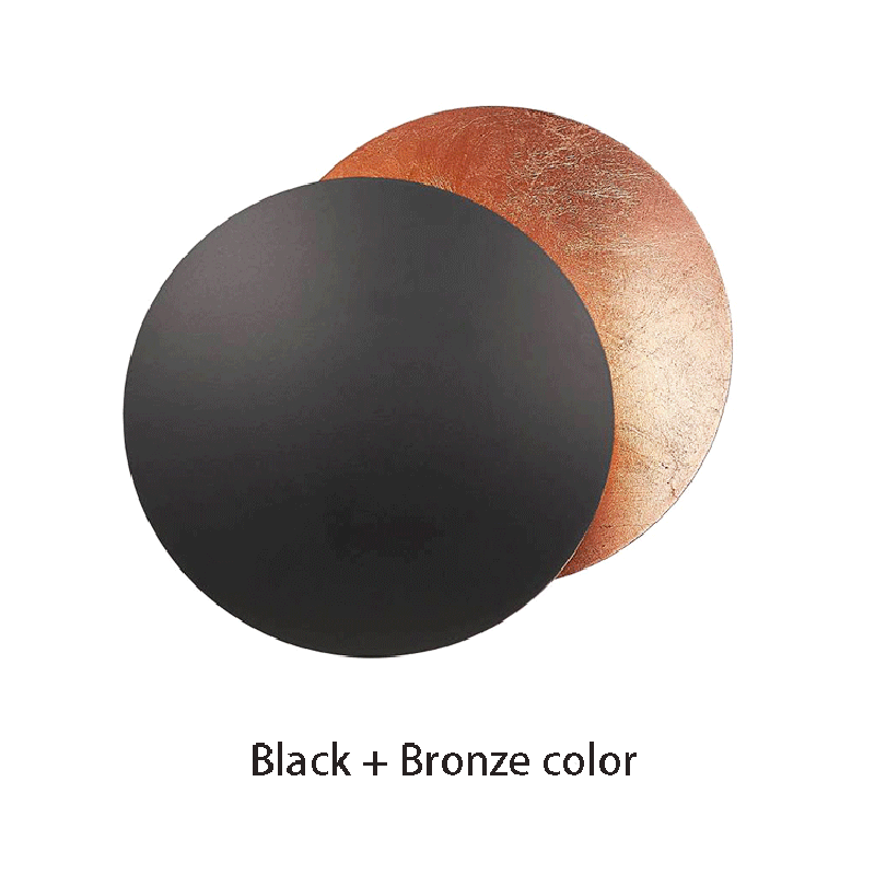 Nordic Vintage Solar Eclipse Wall Lamp – Energy Efficient LED Wall Lights for Indoor and Outdoor Use