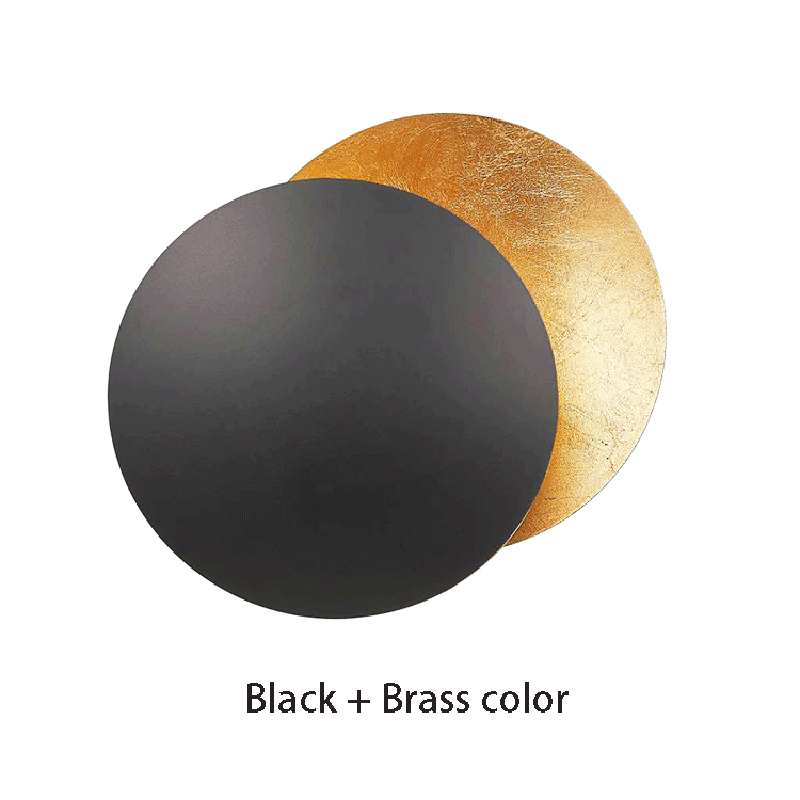 Nordic Vintage Solar Eclipse Wall Lamp – Energy Efficient LED Wall Lights for Indoor and Outdoor Use
