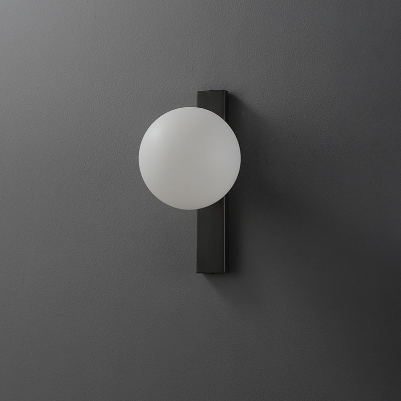 Simple Copper Wall Lamp - Circ LED Wall Sconce