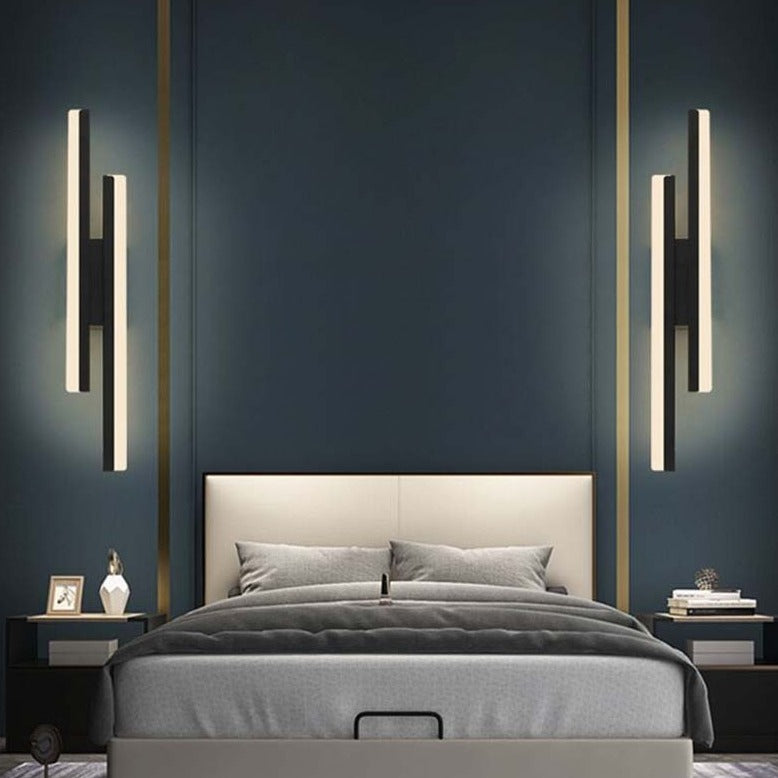 Modern simple led wall lamp strip length light